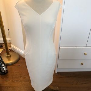 double face michael kors collection dress